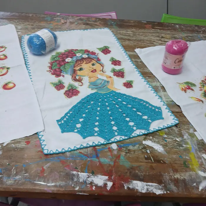 Peça em crochê 123